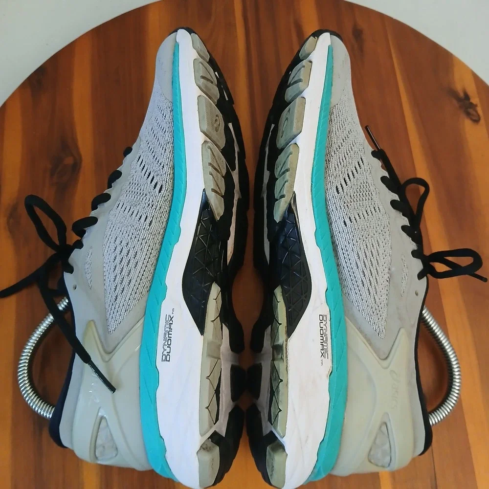 Asics Gel Kayano 24 Womens 8 Grey Running Shoes Sneakers T799N